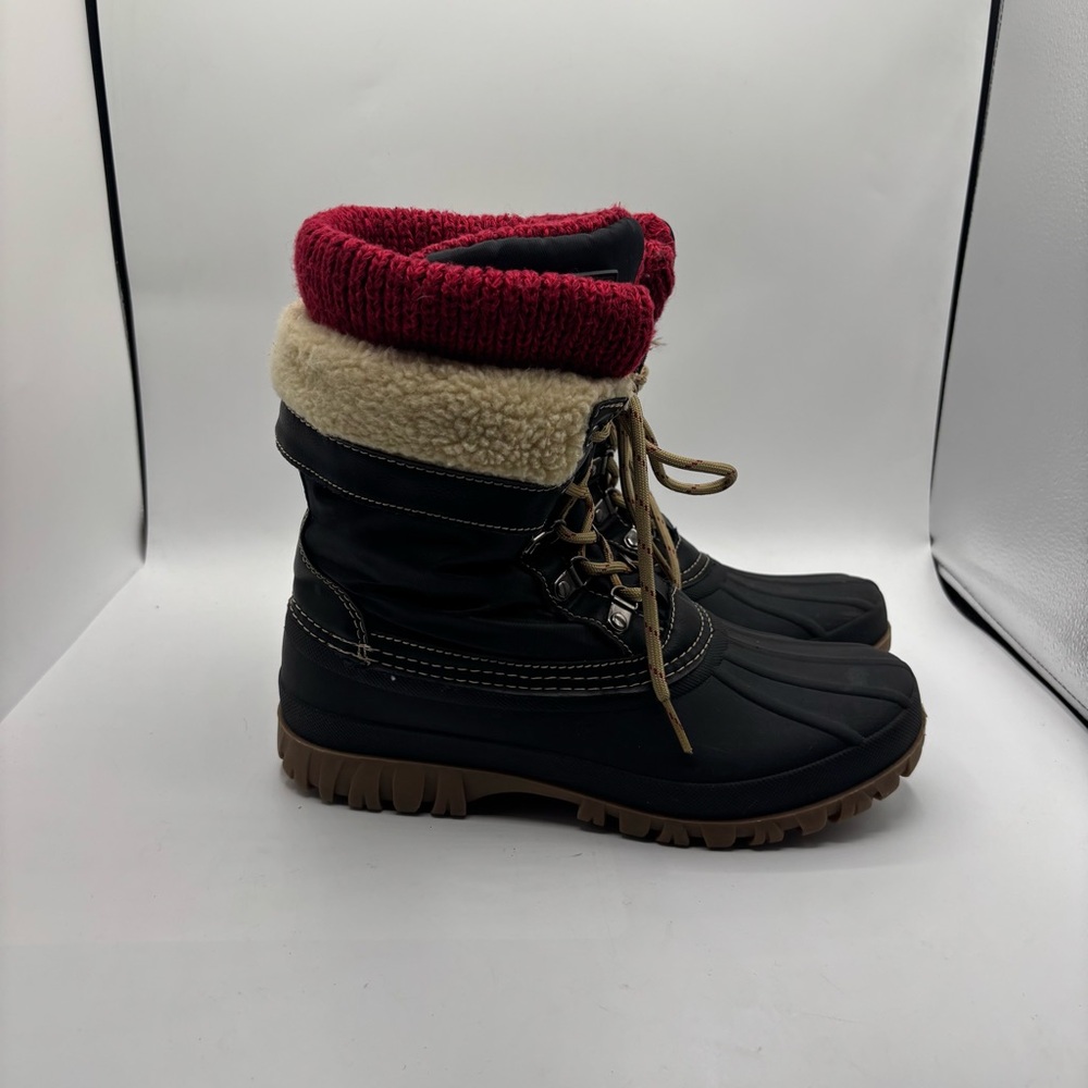 Creek Waterproof Faux Shearling Lined Snow Boot Women 8